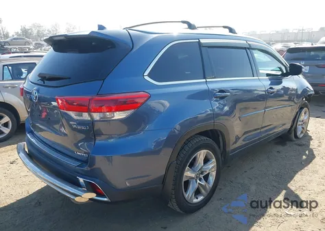 2019 Toyota Highlander Hybrid Limited from USA, damaged, VIN 5TDDGRFH6KS056667